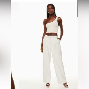 Babaton sculpt knit one shoulder top